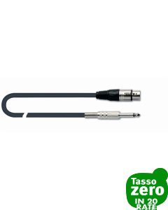 Quiklok MX-777-5 Cavo XLR Femmina/Jack Mono