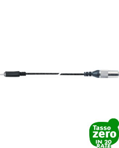 Quiklok AD-14-3K Cavo RCA Maschio/Presa Jack Mono
