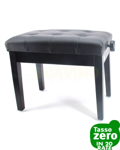 Kawai panca per pianoforte regolabile in altezza colore nero satinato