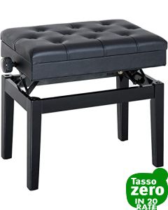 Kawai panca regolabile nero lucido eco pelle 