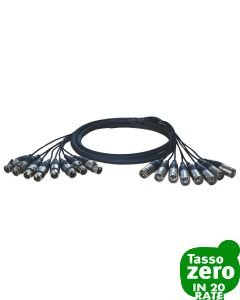 Alva X8X8PRO5 Multicore 5mt. 8 XLR M - 8 XLR F