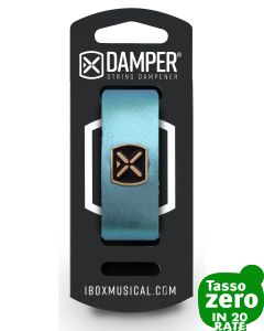 IBOX MUSICAL Damper DM SM06 Metallic Blue Leather / Iron Tag