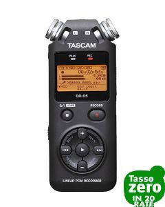 TASCAM DR05 V2 + MicroSD 4GB OMAGGIO! 