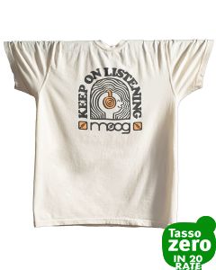 MOOG MUSIC Keep On Listening Tee Large