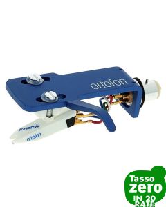 Ortofon OM Scratch White on SH4 Blue Headshell