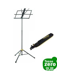 Hercules BS050B 3 Section Music Stand con Custodia