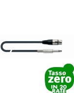 Quiklok MX-777-5 Cavo XLR Femmina/Jack Mono