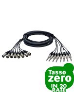 Alva T8X8PRO2 Multicore 2mt. 8 Jack TRS M - 8 XLR M